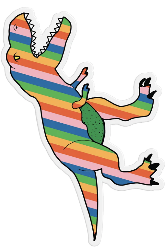 Big Puffy Rainbow T-Rex